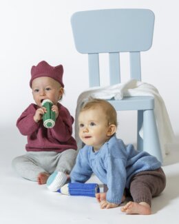 Strikkeoppskrift Babysett - Järbo