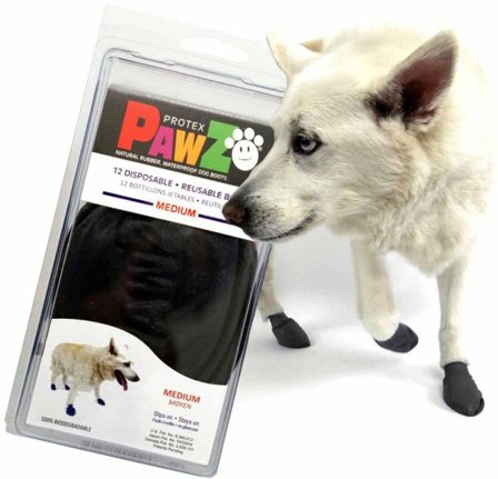 Pawz Dog Boots Black M - Pawz