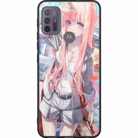 Motorola Moto G10 Svart Skal Anime Girl Cute
