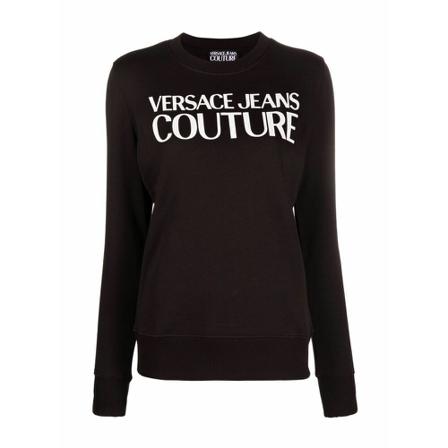 Versace Jeans Couture Women 71Haif01Cf00F899 Cotton Sweatshirt Sort, Dame