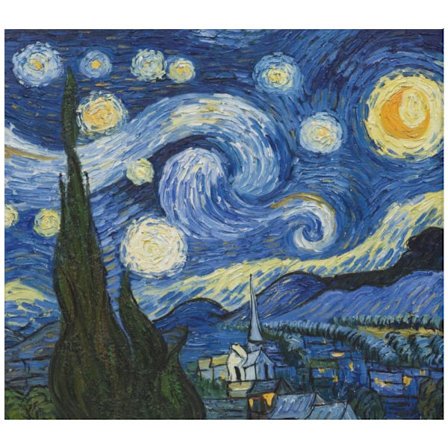 Sovrumsväggbonad, Vincent Van Gogh Abstrakt Landskapstapet för Sovrum Estetisk Vardagsrumsinredning 150*130 cm