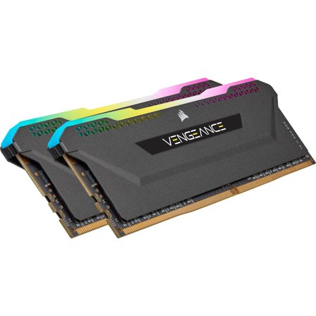 Corsair Vengeance RGB PRO SL - DDR4 - sett - 32 GB: 2 x 16 GB - DIMM 288-pin - 3200 MHz / PC4-25600 - ikke-bufret