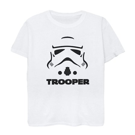 Star Wars Stormtrooper Bomull T-shirt 7-8 år Vit