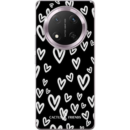 Kompatibelt Mobildeksel til Honor Honor Magic7 Lite Cactus and Friends - Handdrawn Love Chaos