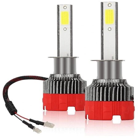 LED-lampor H1 för strålkastare, 6000k helljus, halvljus, 55w, 8000 lumen [ca]