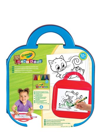Crayola Crayola Mini Kids Dry Erase Mat - Multi/patterned - ONE SIZE