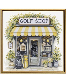 Stickpackung Bild Golfshop