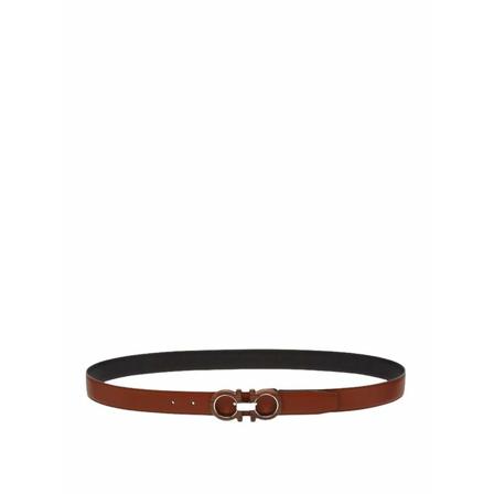 Salvatore Ferragamo Belts brun, Herr Bälten, Herr, Storlek: 110 CM