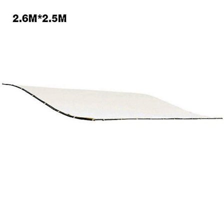 2,6x2,5m 300d Lærred Vandtæt Telt Tag Markise Top Cover Markise