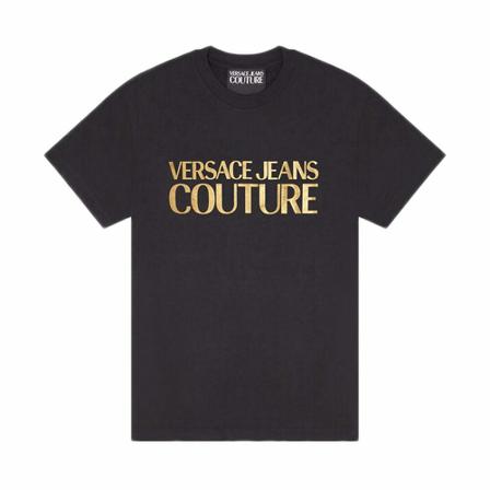 Versace Jeans Couture - T-shirts - Svart - Herr - Storlek: M, Herr, Storlek: M