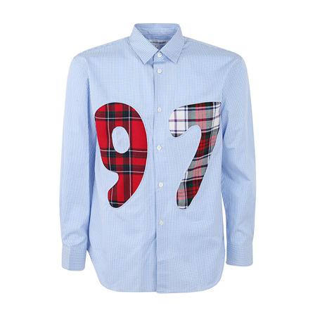 Comme des Garçons Casual Shirts Blå, Herre Skjorter