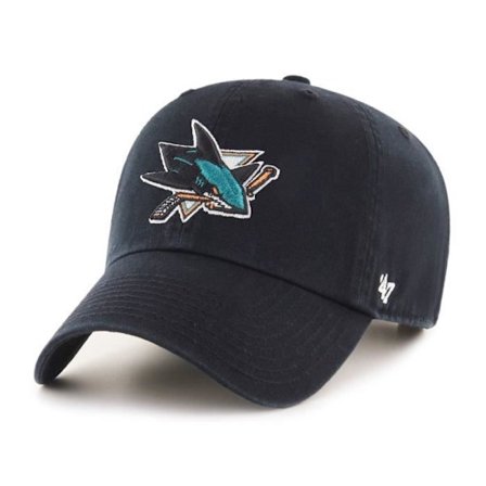 47 Brand Avslappnad Kapa - CLEAN UP San Jose Sharks svart