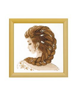 Stickpackung Bild Frau