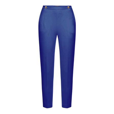 Elisabetta Franchi Pantalon Blauw 590 , Blauw , Dames , Maat: 2XS
