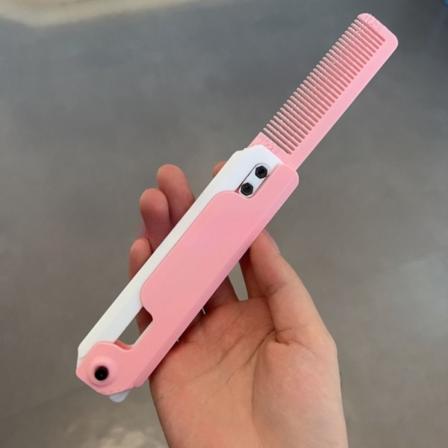 3D Gravity Comb Dekompressio Push Card Lelu PINK Pink