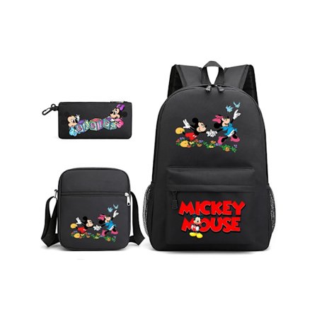 Mickey Mouse Student Ryggsäck Tredelad Set2