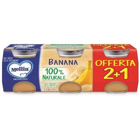 Mellin Omogeneizzato Alla Banana 3x100g