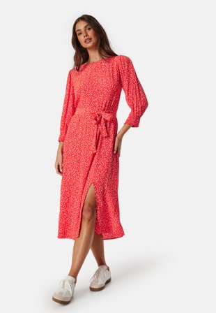 Pieces Pcsui 3/4 Sleeve Midi Dress Klær
