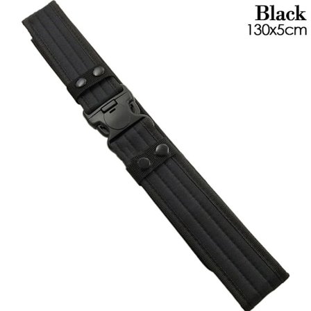 Taisteluvyöt Tactical Belt MUSTA 130X5CM