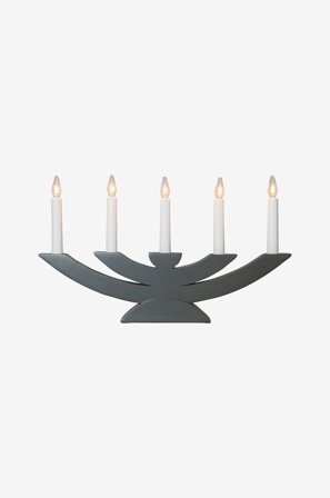 Jotex - Lysestake Navida 24 cm Grafitgrå - Kjøp Adventsstaker hos Jotex