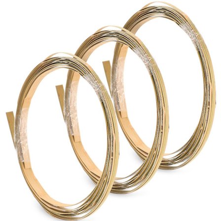 3 ruller med naturlig bambus og rotting skinn hjem DIY håndvevde håndverksmaterialer (300X1,5 cm, grønn)