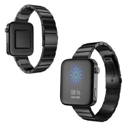 Xiaomi Mi Watch holdbar rustfrit stål Urrem - Sort Black