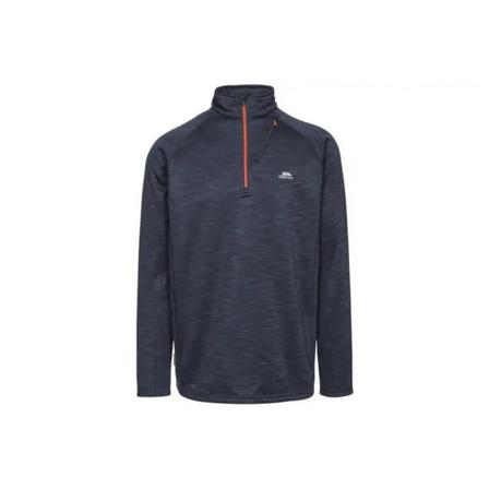 Trespass Herr Harold Half Zip Fleece Topp Xxl Navy Marl