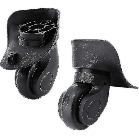 Universelle Stille Kraftige Erstatningshjul i Gummi for Koffert, Par, for Samsonite Platinium Bagasje