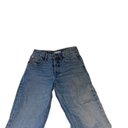 Zara low rise straight jeans!