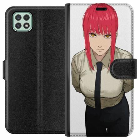 Samsung Galaxy A22 5g Plånboksfodral Makima Chainsaw Man