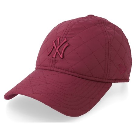 New Era - MLB Röd adjustable Keps - New York Yankees Womens Padded 9TWENTY Maroon Adjustable @ Hatstore