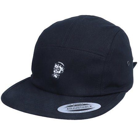 Abducted - Schwarz 5panel Cap - Tiny Hipster Skull Black 5-Panel @ Hatstore
