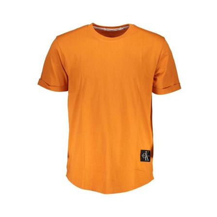 Calvin Klein, T-Shirts Oranje, Heren, Maat:ONE Size