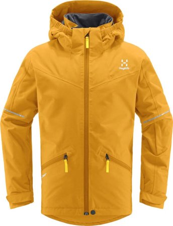 Haglöfs Niva Insulated Jacket Junior Children lined ski jackets Yellow 140