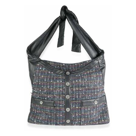 Chanel Vintage, Pre-owned Shoulder Bag Grijs, Dames, Maat:ONE Size