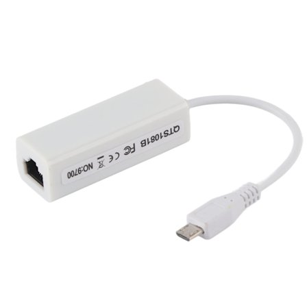 Netværkskort Adapter Micro USB til RJ45 Ethernet Port til Raspberry Pi Zero 1.3/W Motherboard
