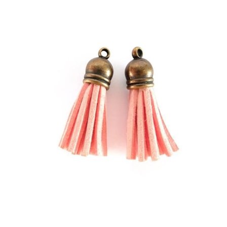 2 minis pom poms i suedine 4 m - laxrosa