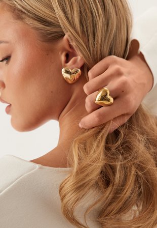 Pilgrim Annemette Ring Gold-plated Gold Onesize