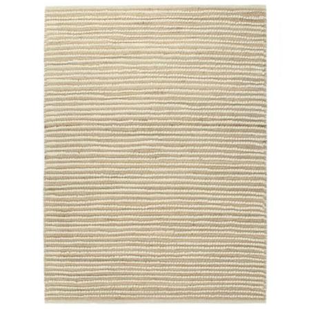 Vidaxl Hampamatta Ull 160x230 Cm Naturlig/vit Brun