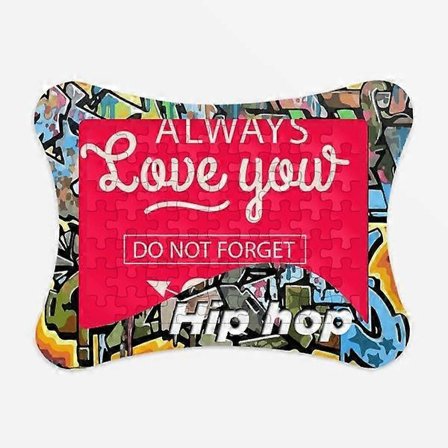 Always Love You Ystävänpäivä Palapeli Lelu Hip Hop Paper Board[YATOY]