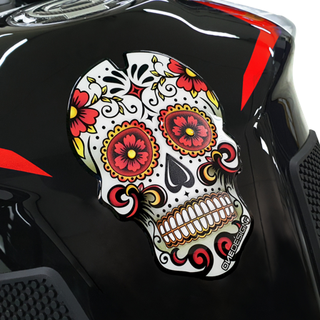 Tankschutz OneDesign Skull Domed Zones