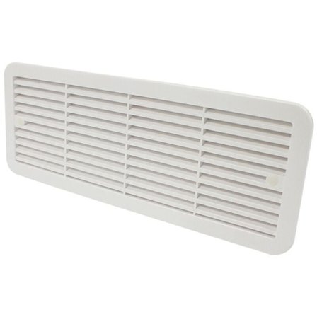 RV Sidemonteret Luftudtag Dæksel RV Radiator Udblæsningsventilator RV Støvsikre Udluftninger til RV Trailere Caravans Campere, 1 stk.