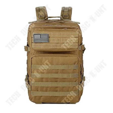 Klättersäck - TECH DISCOUNT - Multifunktionell modell - 42L - Vattentät - Kaki