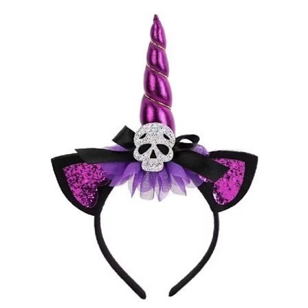 Juldekorativt hårbøyle Nyttårsfest Enhjørninger Horn Pannebånd Festdekor