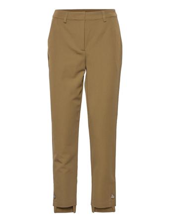Yasnoelle Mw Button Detail Pant - Pe S. Green YAS