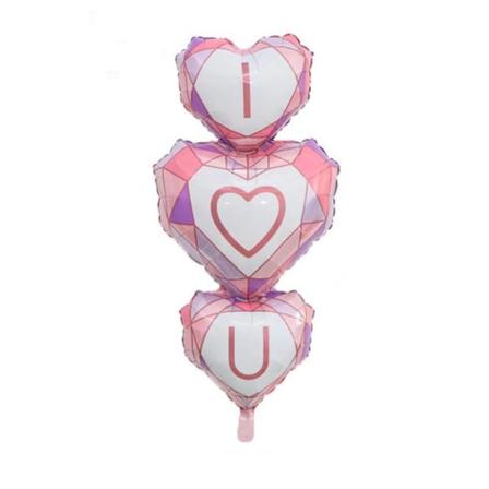 Valentinsdag Folieballong Rosebukett G