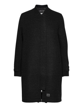 E.m Bomber Wool Black Brixtol Textiles