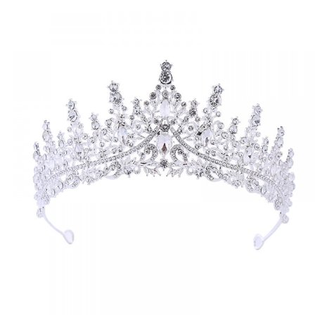 Tiara Crown Diadem för Kvinnor och Flickor, Diadem Hårtillbehör för Födelsedag Bröllop Fest Kostym Ros A