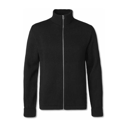 Mads Nørgaard Klemens Zip Sweater Sort, Herre