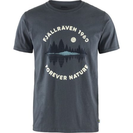 Fjällräven Men's Forest Mirror T-shirt Men short-sleeved sweaters Blue XXL